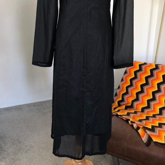 Nobu Nakano Japan Unfinished Style Eclectic Goth Dress - Picture 8 of 9